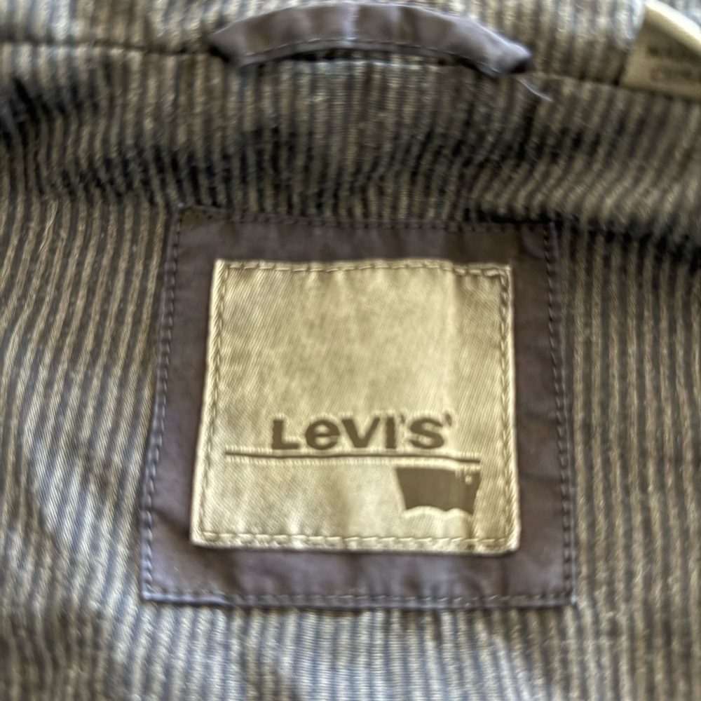 Levi's Women’s Hooded Anorak Jacket Navy Blue - Picture 13 of 13